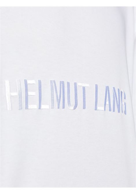 T-shirt con ricamo in bianco Helmut lang - uomo HELMUT LANG | O04HM599100